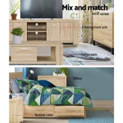 Artiss 5 Chest Of Drawers Tallboy Dresser Table Bedroom Storage Cabinet 13 Artiss 5 Chest Of Drawers Tallboy Dresser Table Bedroom Storage Cabinet -Furniture Shop FURNI N MAXI CDR02 WD AB 04