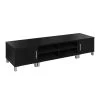 Artiss Entertainment Unit With Cabinets – Black