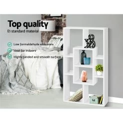 Artiss Floating Wall Shelf DIY Mount Storage Bookshelf Display Rack White -Furniture Shop FURNI WALL DISPLAY WH 05