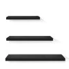 Artiss 3 Piece Floating Wall Shelves – Black 1 Artiss 3 Piece Floating Wall Shelves – Black -Furniture Shop FURNI WALL SHELF BK 00