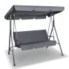 Gardeon Swing Chair With Canopy – Grey