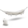 Gardeon Hanging Tassel Hammock Swing Bed Cream -Furniture Shop HM BED TASSEL COT CR 00
