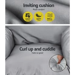 Gardeon Outdoor Furniture Egg Hammock Hanging Swing Chair Pod Lounge Chairs -Furniture Shop HM EGG FOLD S GREY 06