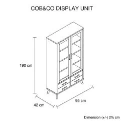 Cob&Co Display Unit Rustic Colour -Furniture Shop Info 500x500 10