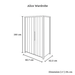 Alice 1 Drawers Wardrobe 13 Alice 1 Drawers Wardrobe -Furniture Shop Info 500x500 18