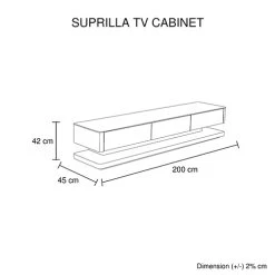 Suprilla TV Cabinet White Colour -Furniture Shop Info 500x500 47 1