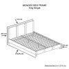 Mondeo Bedframe King Single Black -Furniture Shop Info KS 500x500 1