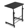 Portable Adjustable Wooden Latpop Stand – Black