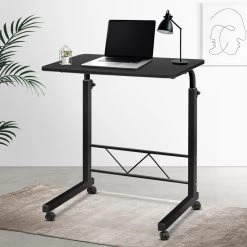 Portable Adjustable Wooden Latpop Stand – Black -Furniture Shop LA DESK 60 BK 99