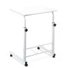 Portable Adjustable Wooden Latpop Stand – White -Furniture Shop LA DESK 60 WH 00