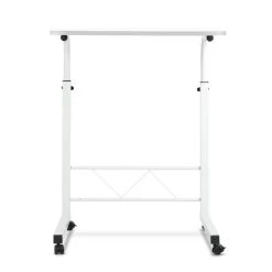 Portable Adjustable Wooden Latpop Stand – White 11 Portable Adjustable Wooden Latpop Stand – White -Furniture Shop LA DESK 60 WH 02