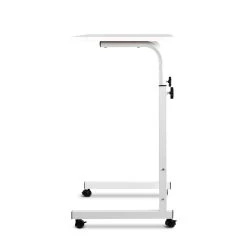 Portable Adjustable Wooden Latpop Stand – White 12 Portable Adjustable Wooden Latpop Stand – White -Furniture Shop LA DESK 60 WH 03