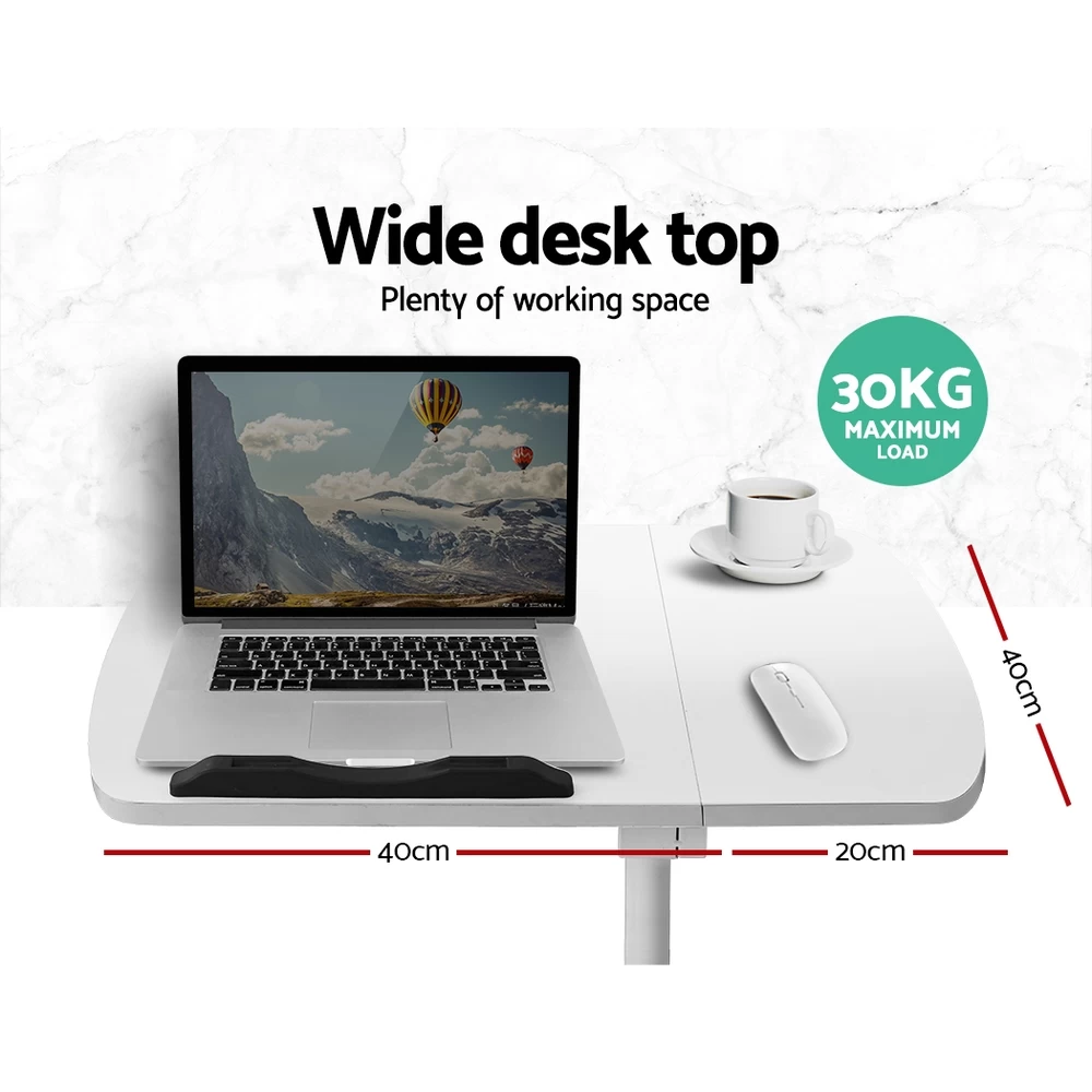 Adjustable Computer Stand – White 5 Adjustable Computer Stand – White - Image 3