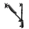 2 Arms Adjustable Monitor Screen Holder – Black -Furniture Shop MA D GAS BK 00 1