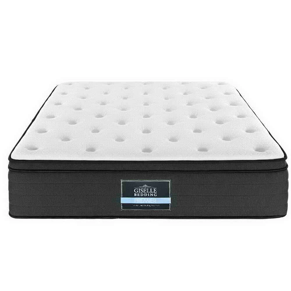 Giselle Bedding King Size Mattress 7 Zone Euro Top Pocket Spring 34cm 5 Giselle Bedding King Size Mattress 7 Zone Euro Top Pocket Spring 34cm - Image 3