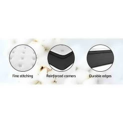 Giselle Bedding King Size Mattress 7 Zone Euro Top Pocket Spring 34cm 14 Giselle Bedding King Size Mattress 7 Zone Euro Top Pocket Spring 34cm -Furniture Shop MATTRESS 0808 K183 05