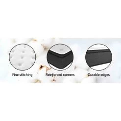 Giselle Bedding Queen Size Mattress Euro 7 Zone Top Pocket Spring 34cm 14 Giselle Bedding Queen Size Mattress Euro 7 Zone Top Pocket Spring 34cm -Furniture Shop MATTRESS 0808 Q153 05