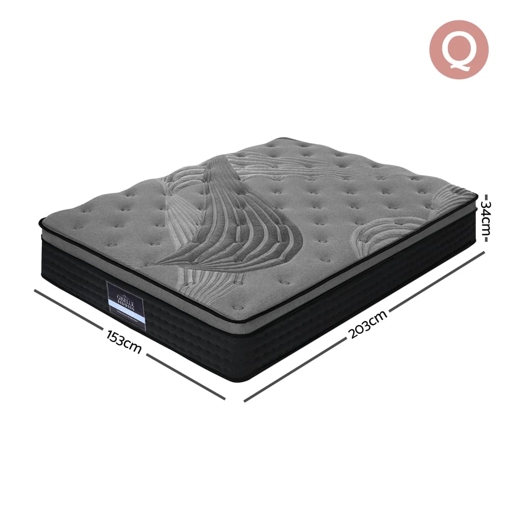 Giselle Bedding Queen Size Spring Foam Mattress Top 4 Giselle Bedding Queen Size Spring Foam Mattress Top - Image 2