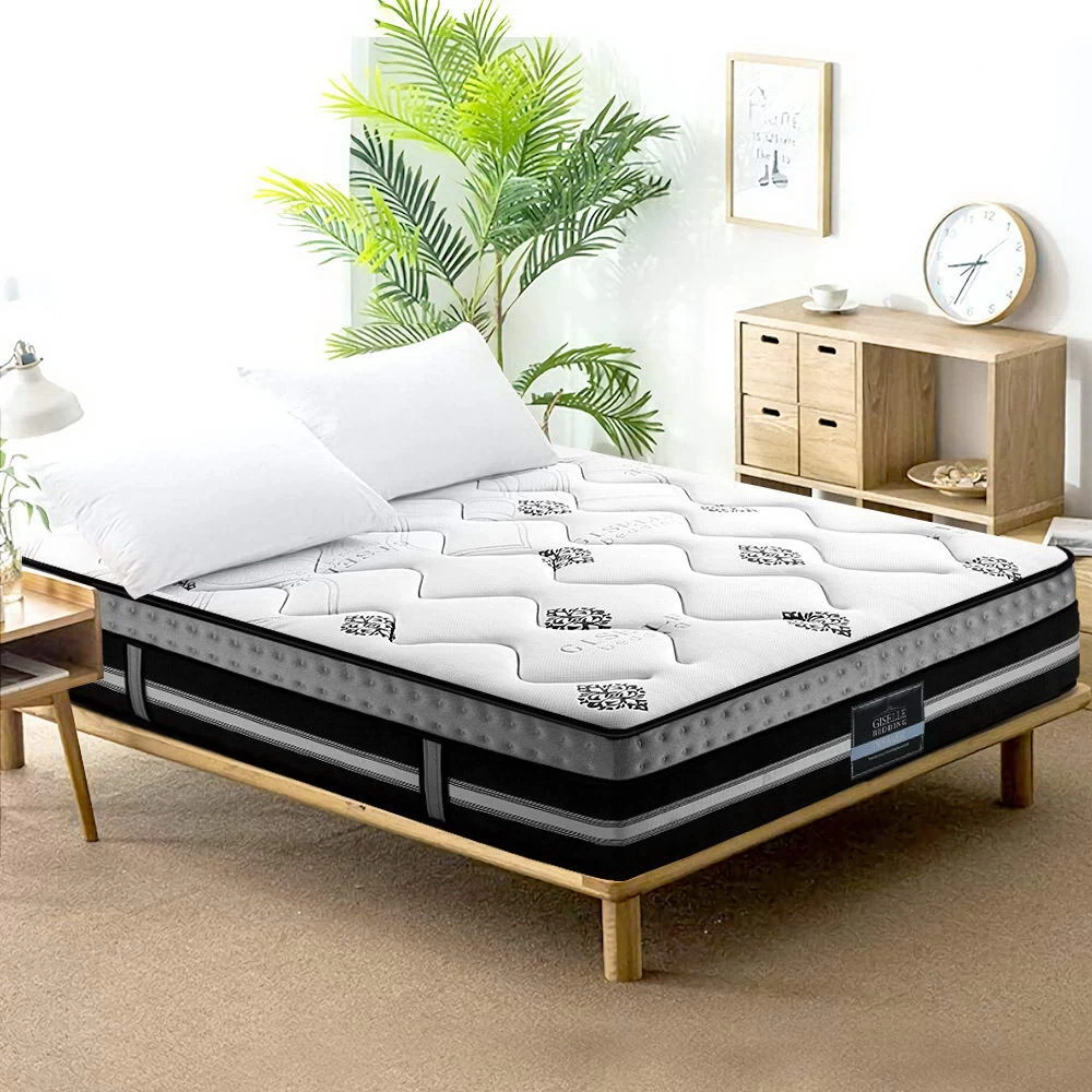 Giselle 35cm Queen Size Mattress Bed 7 Zone Pocket Spring Cool Gel Foam Medium Firm 9 Giselle 35cm Queen Size Mattress Bed 7 Zone Pocket Spring Cool Gel Foam Medium Firm - Image 7
