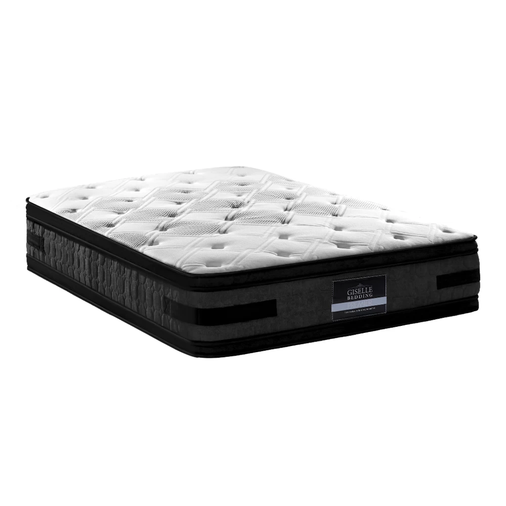 Giselle Bedding 36CM Queen Mattress 7 Zone Euro Top Pocket Spring Medium Firm Foam 3 Giselle Bedding 36CM Queen Mattress 7 Zone Euro Top Pocket Spring Medium Firm Foam