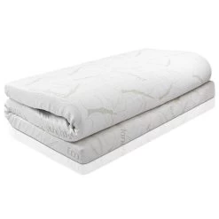 Giselle Bedding COOL GEL Memory Foam Mattress Topper BAMBOO Cover Single 5CM Mat 14 Giselle Bedding COOL GEL Memory Foam Mattress Topper BAMBOO Cover Single 5CM Mat -Furniture Shop MATTRESS TOP C GEL 5 S 03