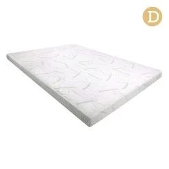 Giselle Bedding COOL GEL Memory Foam Mattress Topper BAMBOO Cover Double 8CM Mat