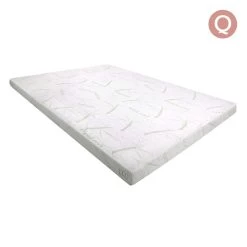 Giselle Bedding COOL GEL Memory Foam Mattress Topper BAMBOO Cover Queen 8CM Mat