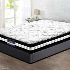 Giselle Bedding King Size Euro Spring Foam Mattress -Furniture Shop MATTRESS TT30 KING 06