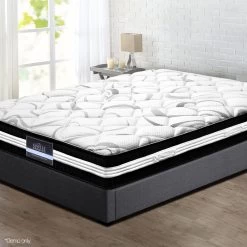Giselle Bedding Queen Size Euro Spring Foam Mattress -Furniture Shop MATTRESS TT30 QUEEN 06