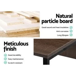 Artiss Computer Desk Metal Study Student Office Table 12 Artiss Computer Desk Metal Study Student Office Table -Furniture Shop MET DESK 002 BK OA 03