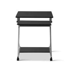 Artiss Metal Pull Out Table Desk – Black -Furniture Shop MET DESK 105 BK 02