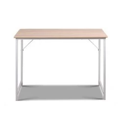 Artiss Minimalist Metal Desk – White -Furniture Shop MET DESK 119 OA 02