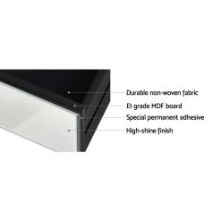 Artiss Mirrored Bedside Table Drawers Furniture Mirror Glass Presia Silver -Furniture Shop MF BT 7181 SR 05