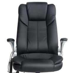 8 Point PU Leather Massage Chair – Black 14 8 Point PU Leather Massage Chair – Black -Furniture Shop MOC 1223 BK 05