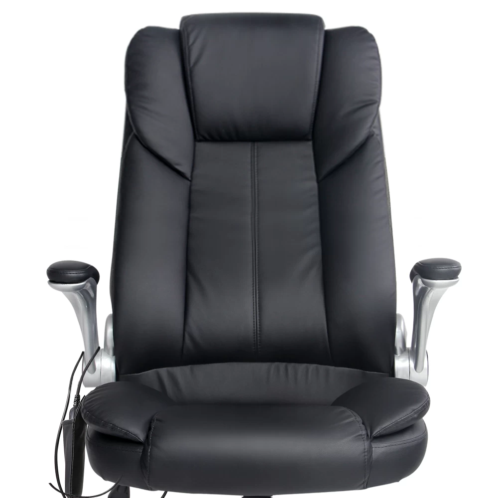 8 Point PU Leather Massage Chair – Black 8 8 Point PU Leather Massage Chair – Black - Image 6