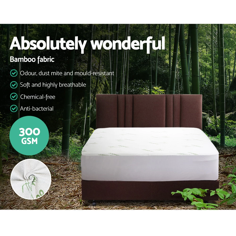 Giselle Bedding Giselle Bedding Bamboo Mattress Protector Queen 6 Giselle Bedding Giselle Bedding Bamboo Mattress Protector Queen - Image 4