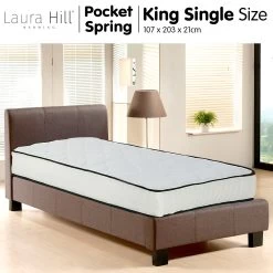 Laura Hill Pocket Spring Mattress – King Single