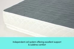 Laura Hill Pillow Top Pocket Spring 22in Mattress – Queen -Furniture Shop MTS QUN T22 f 4