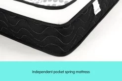 Laura Hill Premium Double Mattress With Euro Top Layer – 32cm -Furniture Shop MTS T32 KNT XX f 2