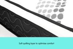 Laura Hill Premium Double Mattress With Euro Top Layer – 32cm -Furniture Shop MTS T32 KNT XX f 3