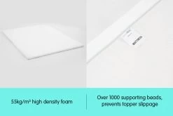 Laura Hill High Density Mattress Foam Topper 7cm – Queen 10 Laura Hill High Density Mattress Foam Topper 7cm – Queen -Furniture Shop MTS TOP MMY QUN T07 f1