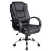Executive PU Leather Office Desk Computer Chair – Black
