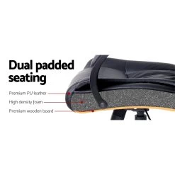 Executive PU Leather Office Desk Computer Chair – Black -Furniture Shop OCHAIR G 9127 BK 05