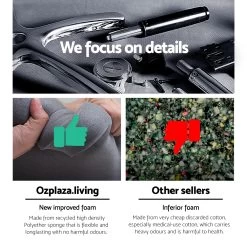 PU Leather Executive Office Desk Chair – Black -Furniture Shop OCHAIR G 9314 BK 02