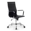 Eames Replica Office Chair Executive High Back Seating PU Leather Black -Furniture Shop OCHAIR H 8147H BK 00