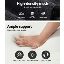 Artiss Gaming Office Chair Computer Desk Chair Home Work Recliner White -Furniture Shop OCHAIR H 878 WH BK 05