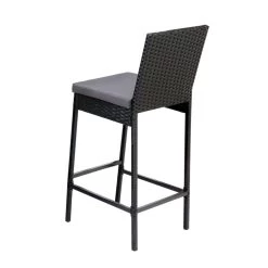Gardeon Outdoor Bar Stools Dining Chairs Rattan Furniture X4 -Furniture Shop ODF BAR CHAIR BK 4X 02