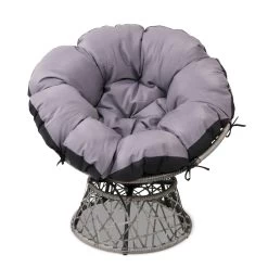 Gardeon Papasan Chair – Grey -Furniture Shop ODF PAPASAN CH GE 02