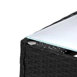 Gardeon 4-piece Rattan Outdoor Set – Black 16 Gardeon 4-piece Rattan Outdoor Set – Black -Furniture Shop ODF PATIO 17007 BK AB 06