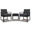 Gardeon 3-piece Outdoor Set – Black
